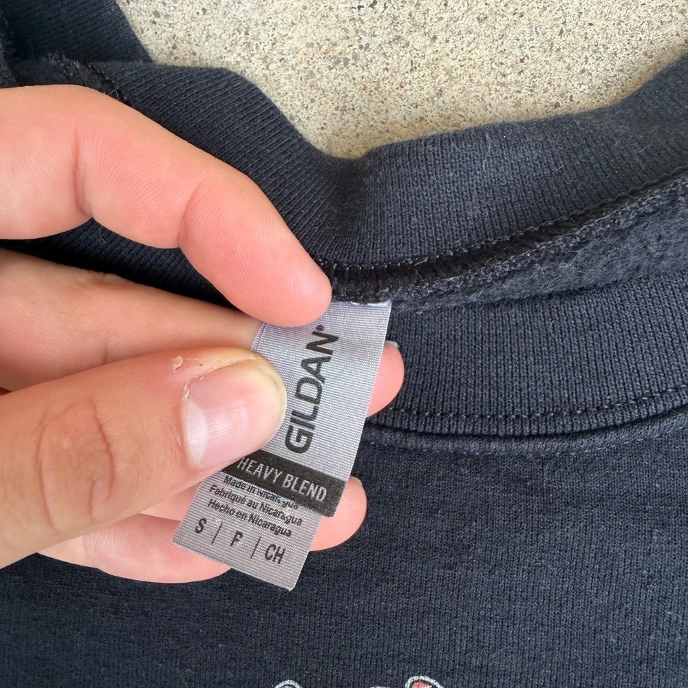 The Backseat Lovers | Tour Crewneck Sweatshirt Indie Rock Black Small Streetwear - Picture 7 of 9